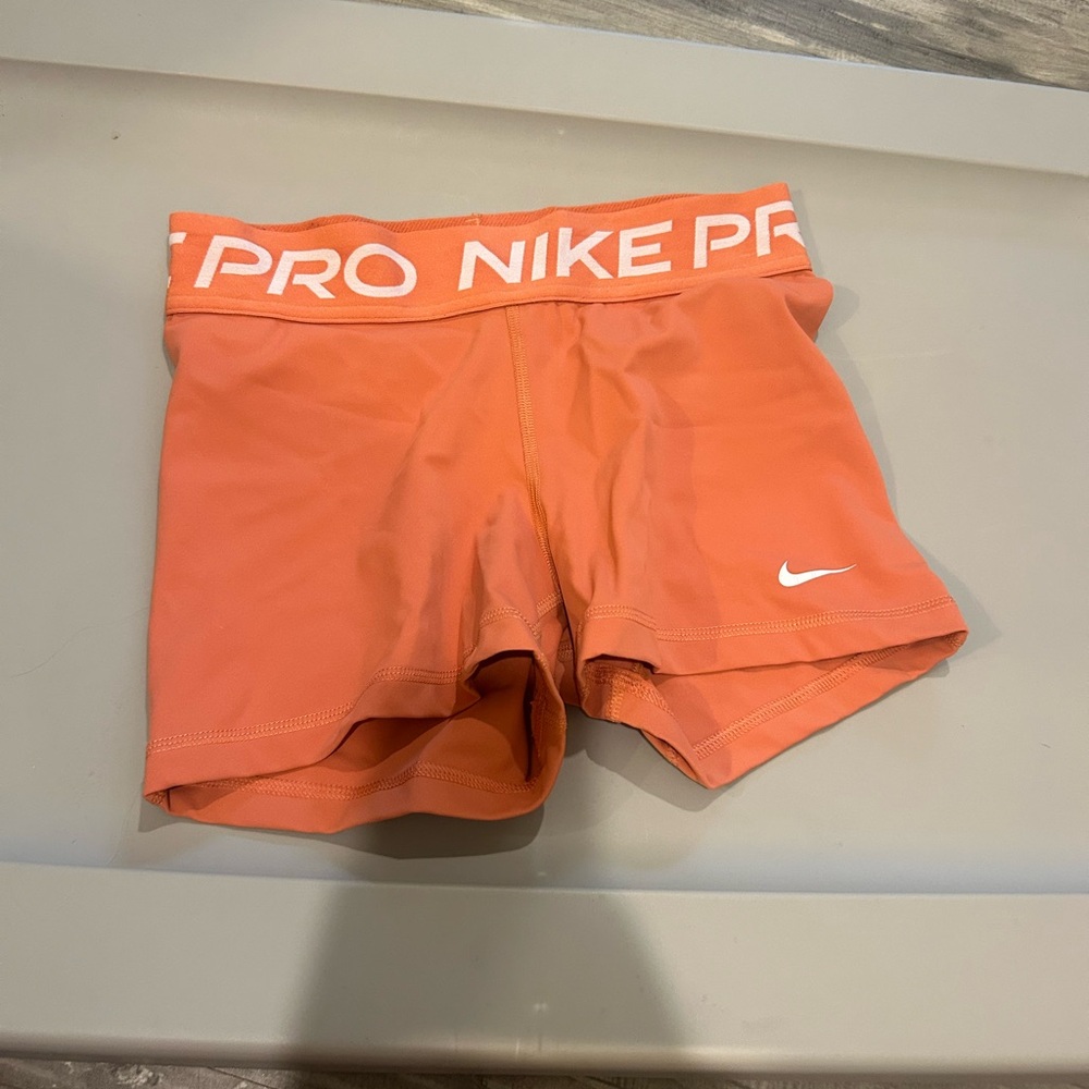 Nike Pro Women's Coral Athletic Shorts